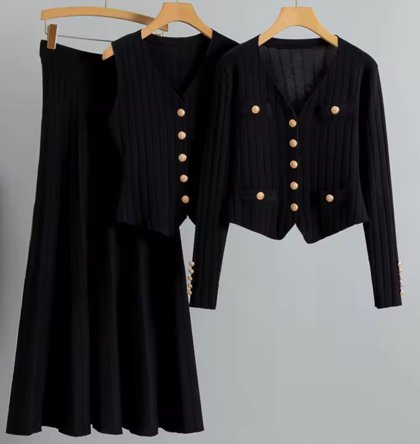 Sophie 3-Piece Skirt Knit Set