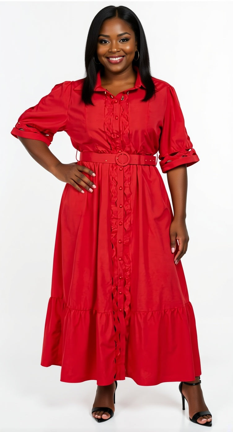 Sweetheart Crochet Plus Size Maxi Dress