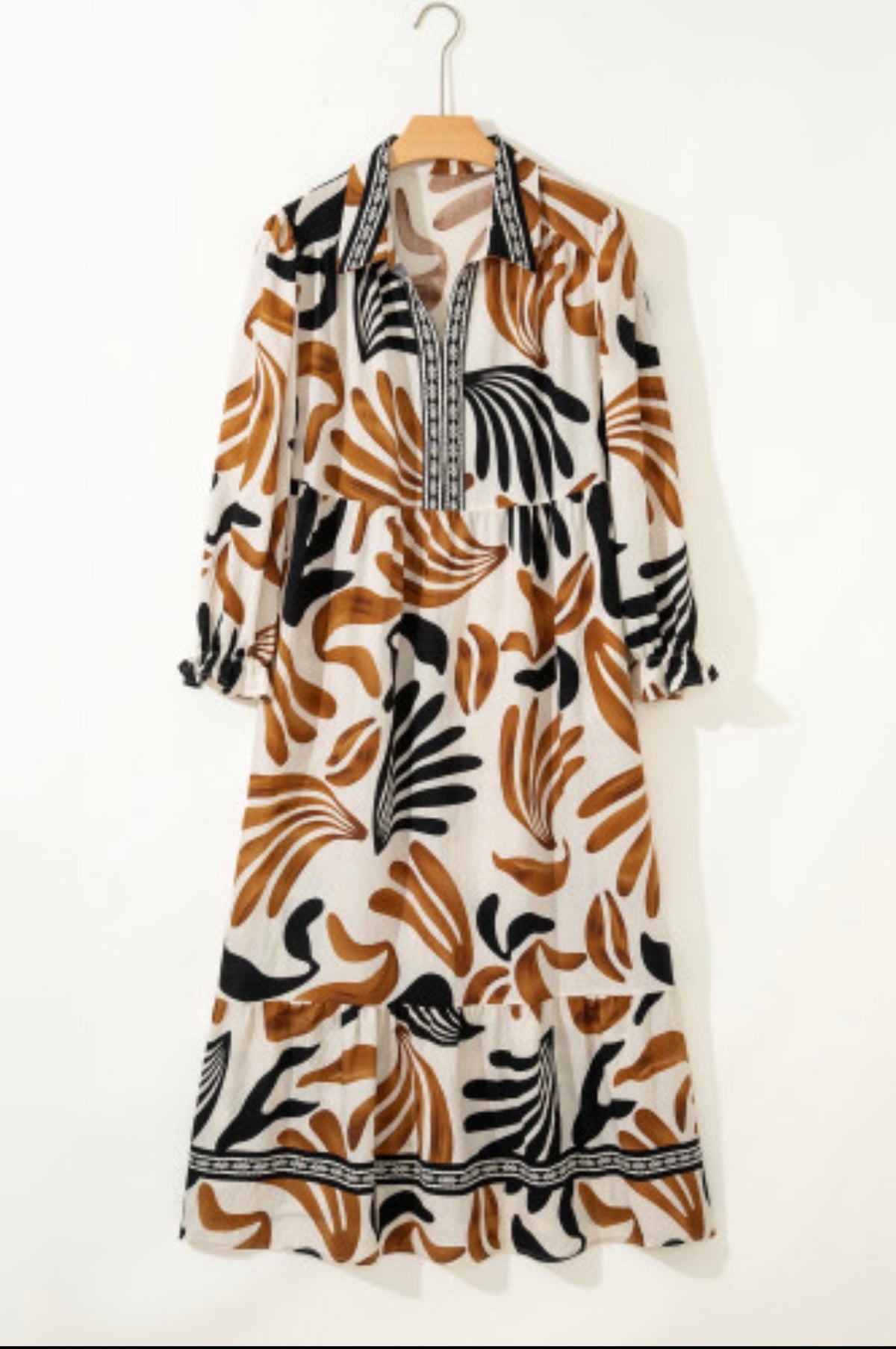 Olivia Abstract Print Dress