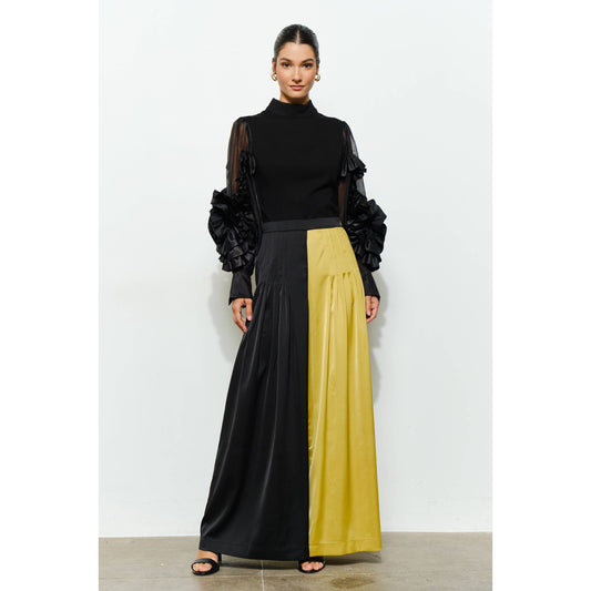 Split Decision Color-Block Pants