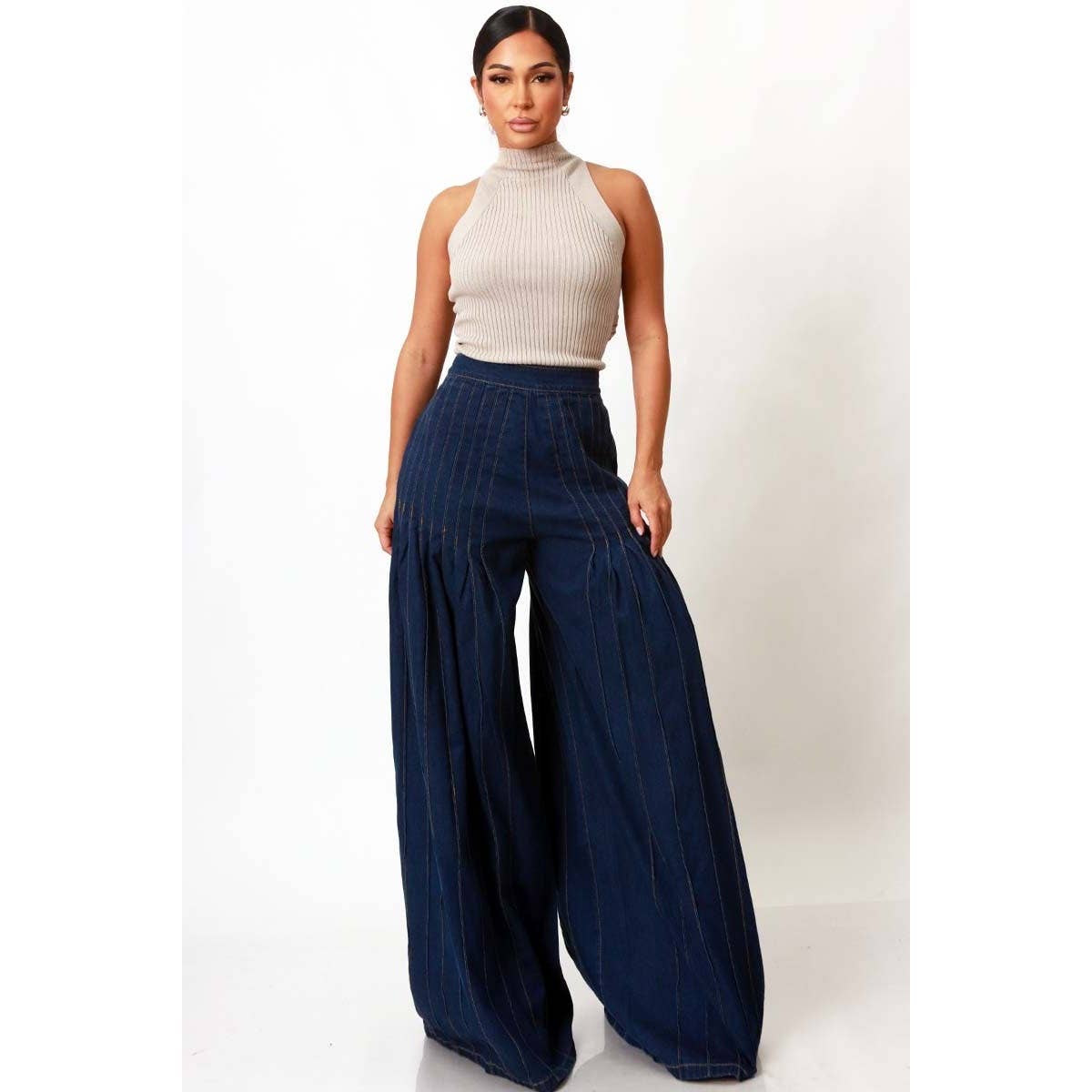 Pleated Legacy Jeans