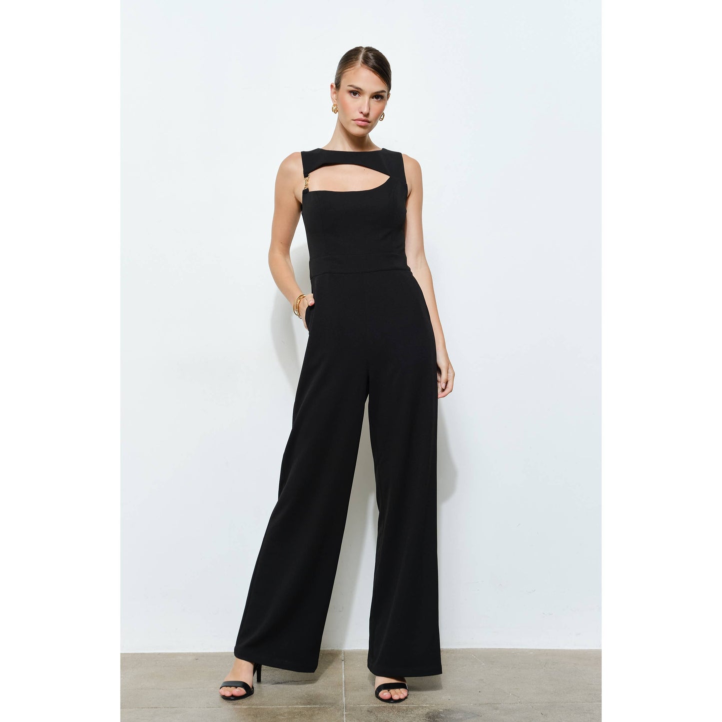 Buckle Up Wide Leg Jumpsuit