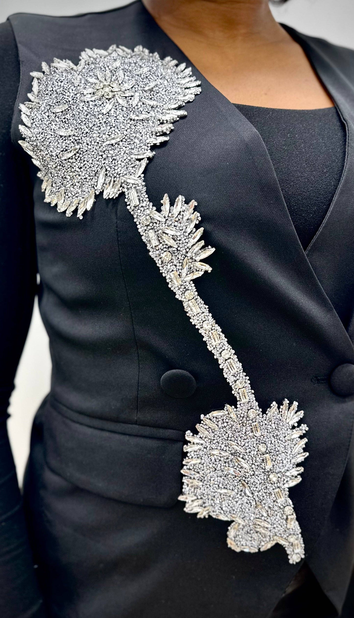 Strictly Business Beaded Pants Set