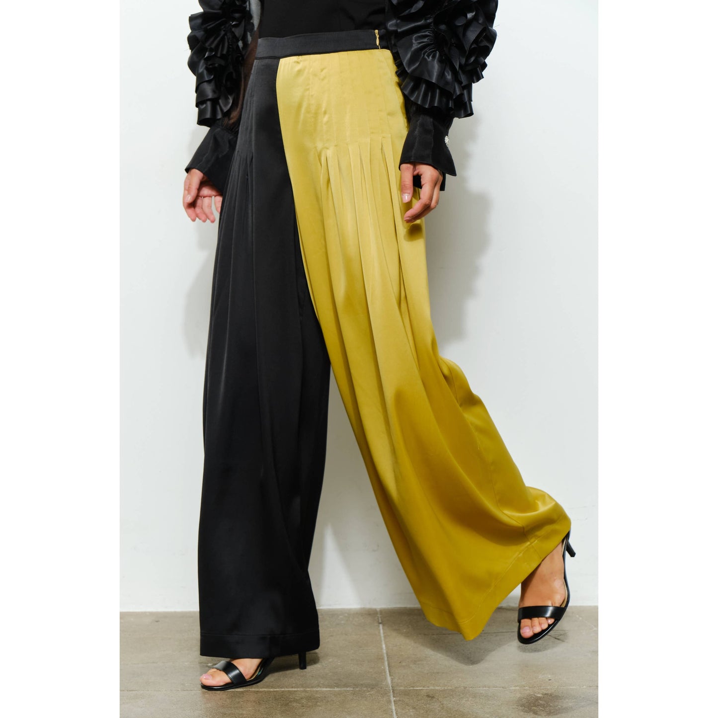 Split Decision Color-Block Pants