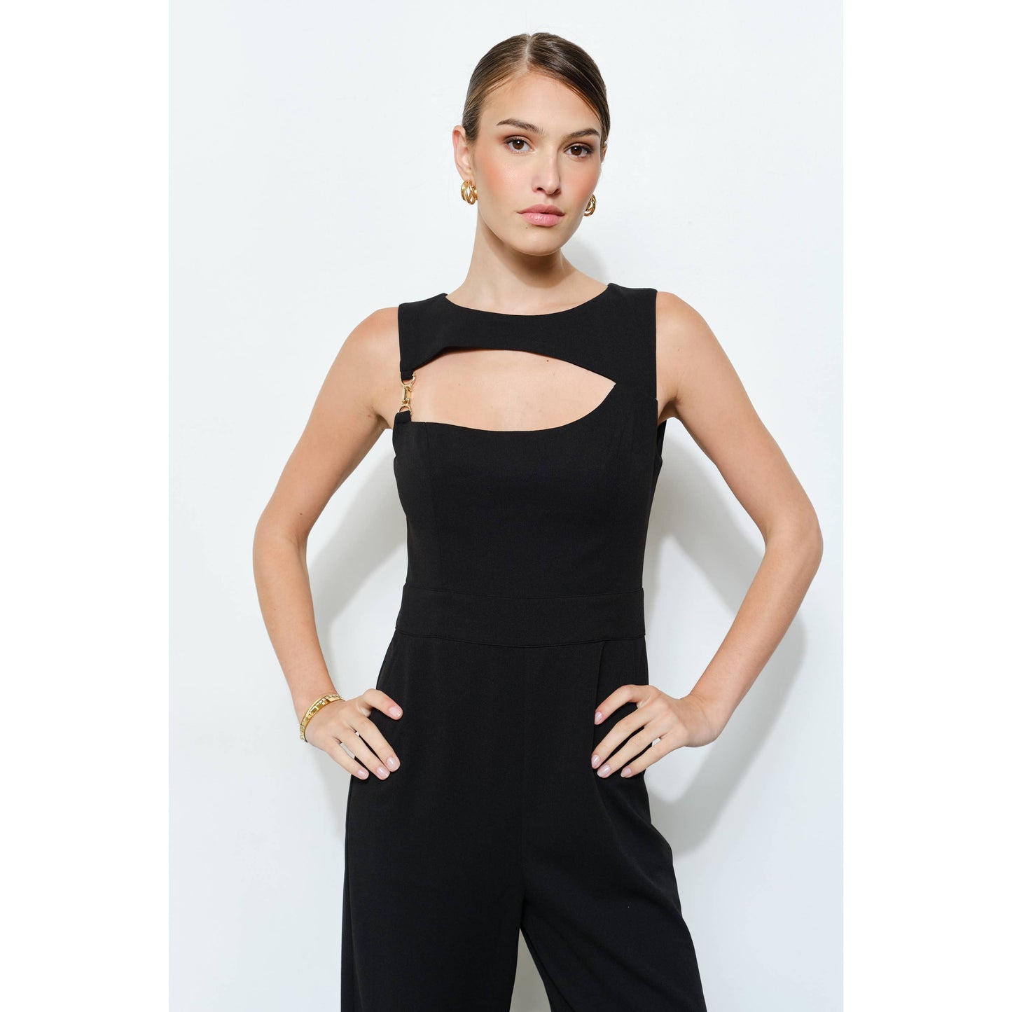 Buckle Up Wide Leg Jumpsuit