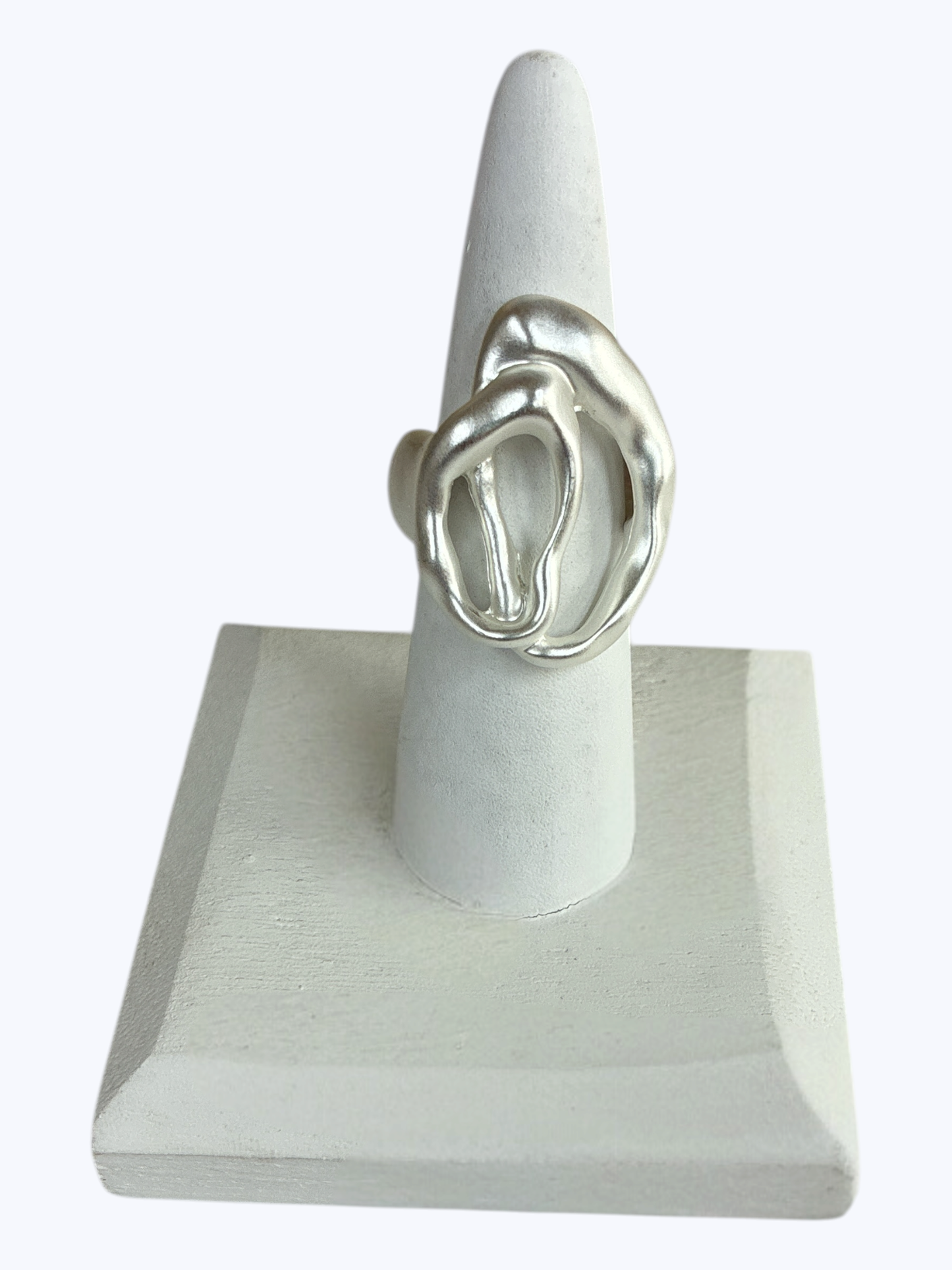 Matte Twisted Stretch Ring