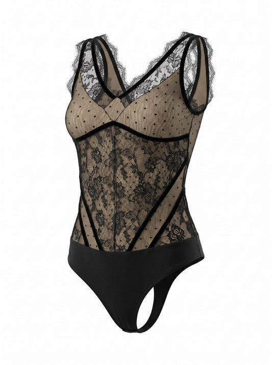 Sheer Lace Bodysuit