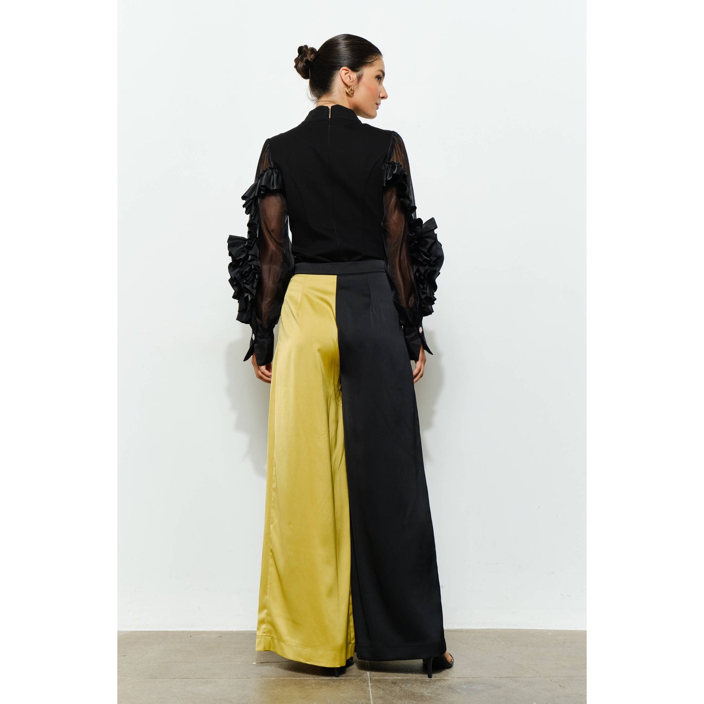 Split Decision Color-Block Pants