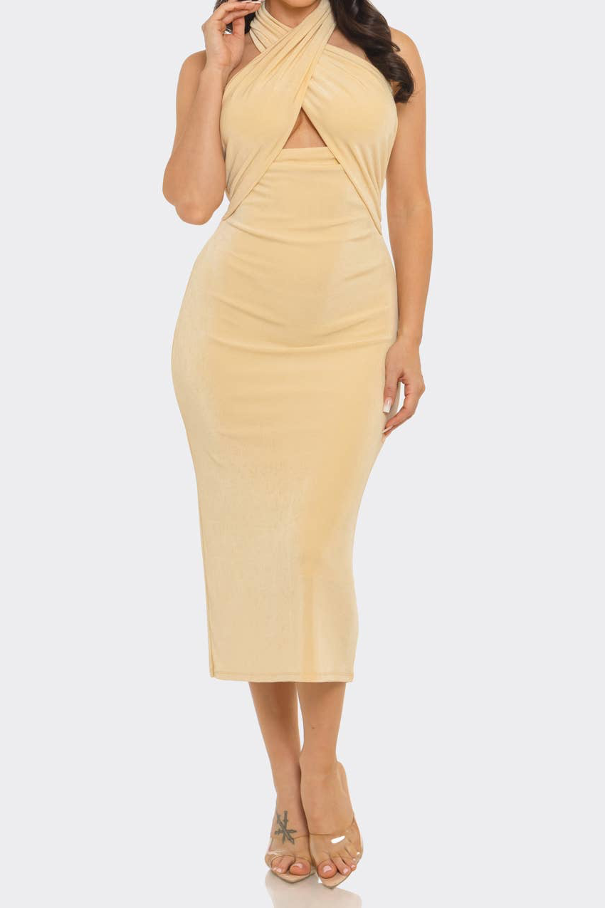 Emerson Halter Neck Dress