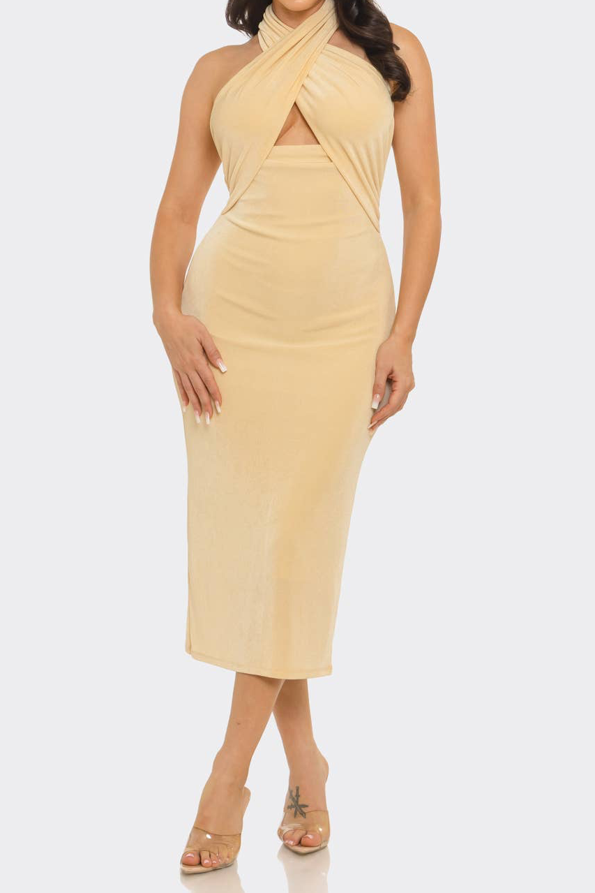 Emerson Halter Neck Dress