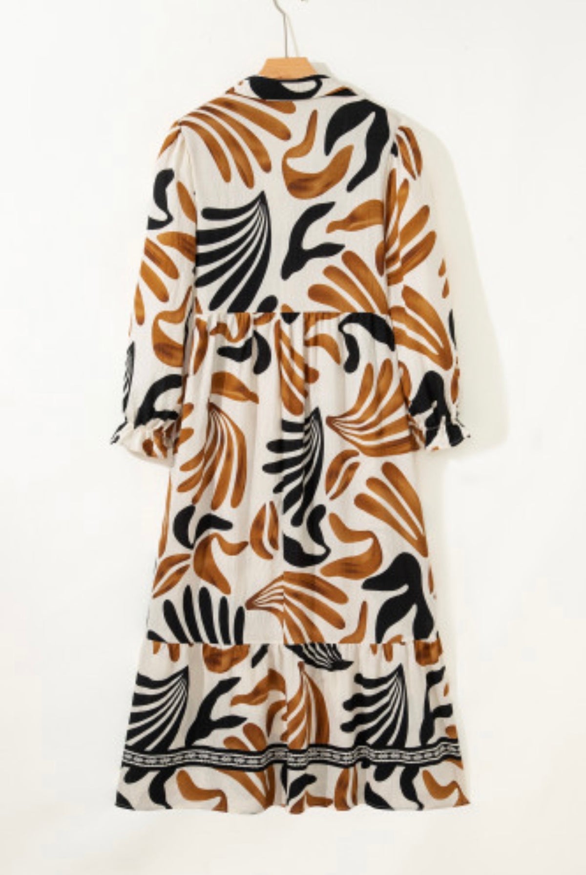 Olivia Abstract Print Dress