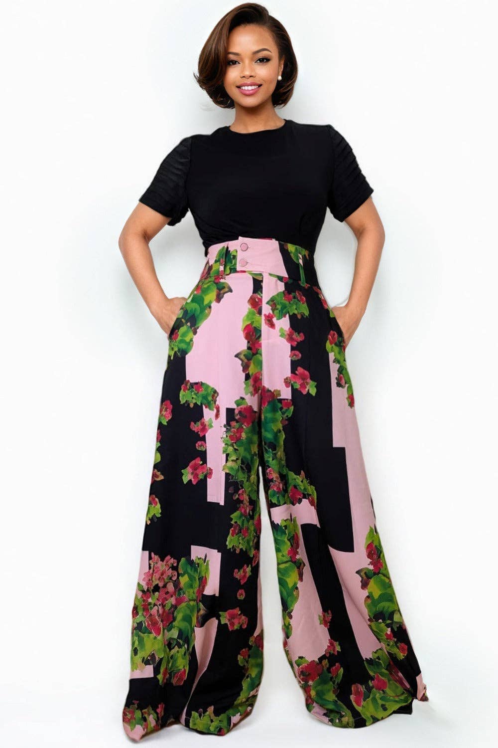 Floral Palazzo Pants