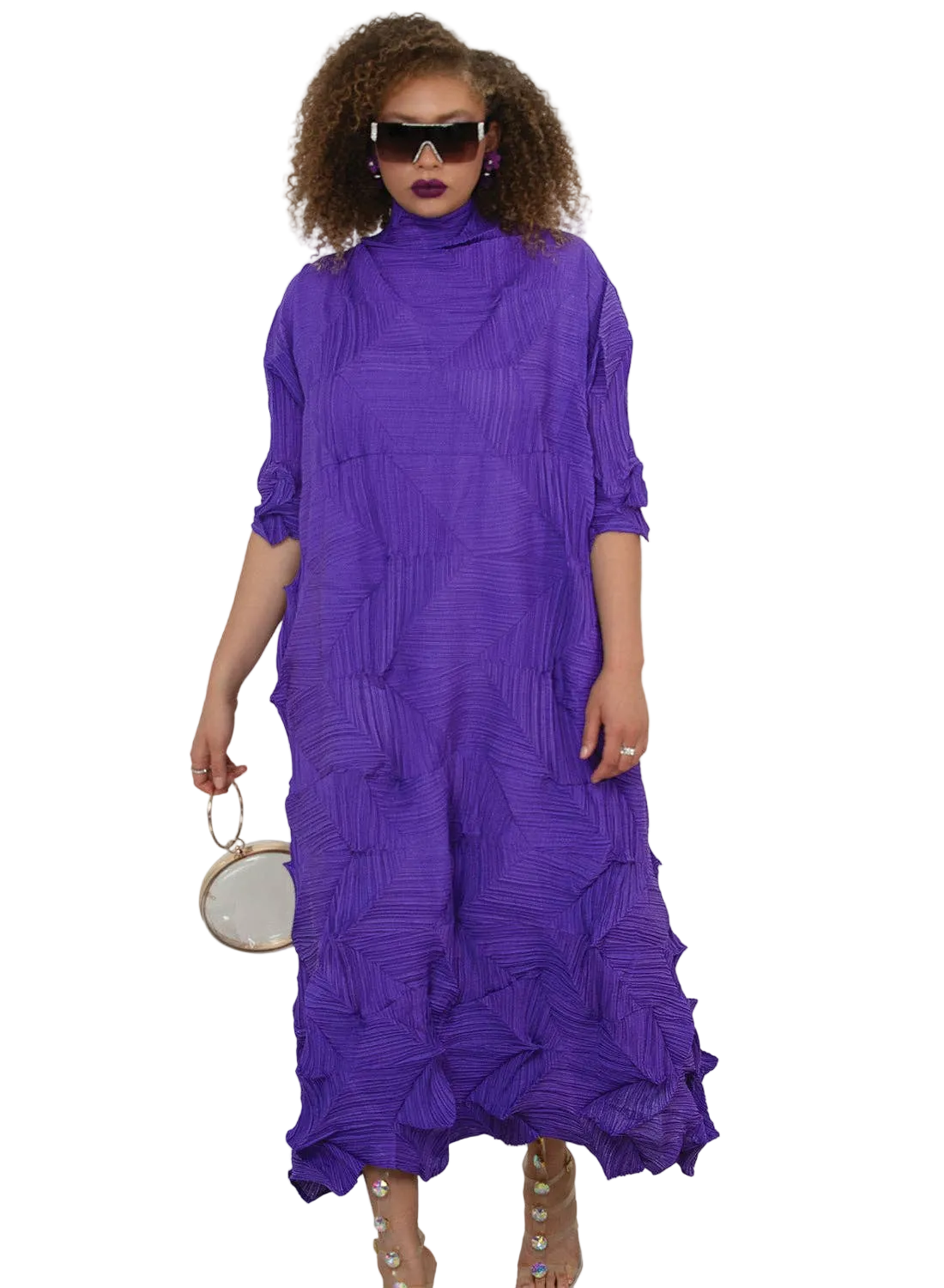 Purple Crush Crinkle Dress
