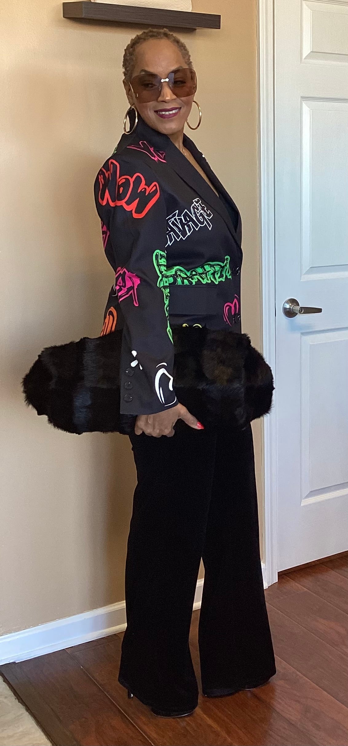 Urban Chic Graffiti Blazer