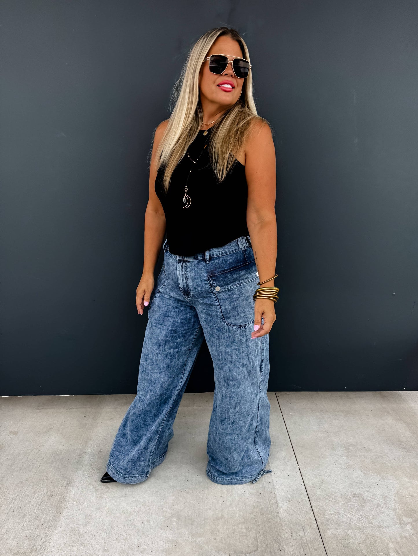 Charlie Wide Leg Jeans