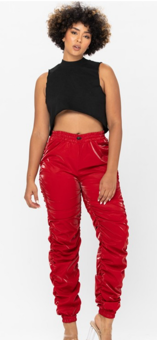 Daja Red Joggers