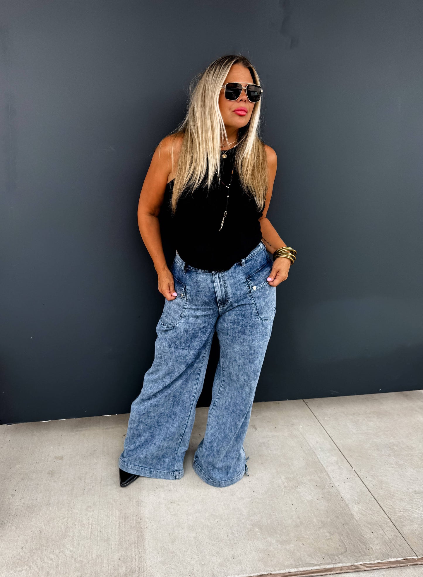 Charlie Wide Leg Jeans