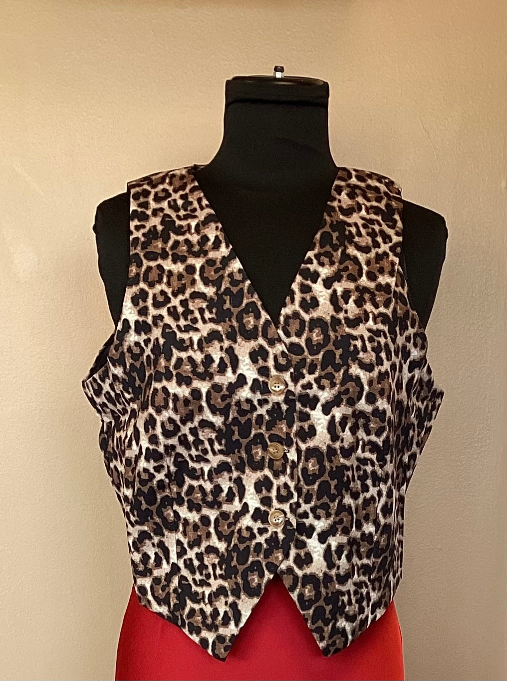 Hear Me Roar Leopard Vest