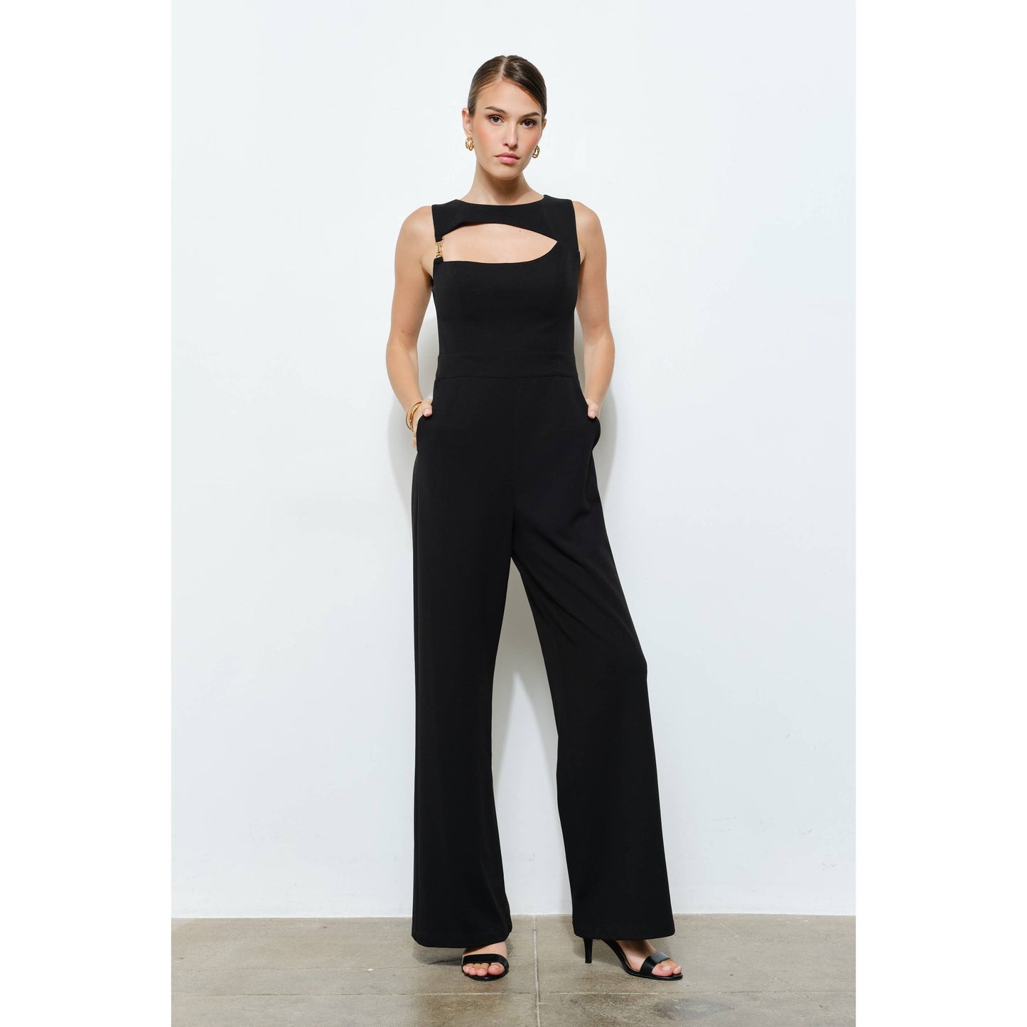 Buckle Up Wide Leg Jumpsuit