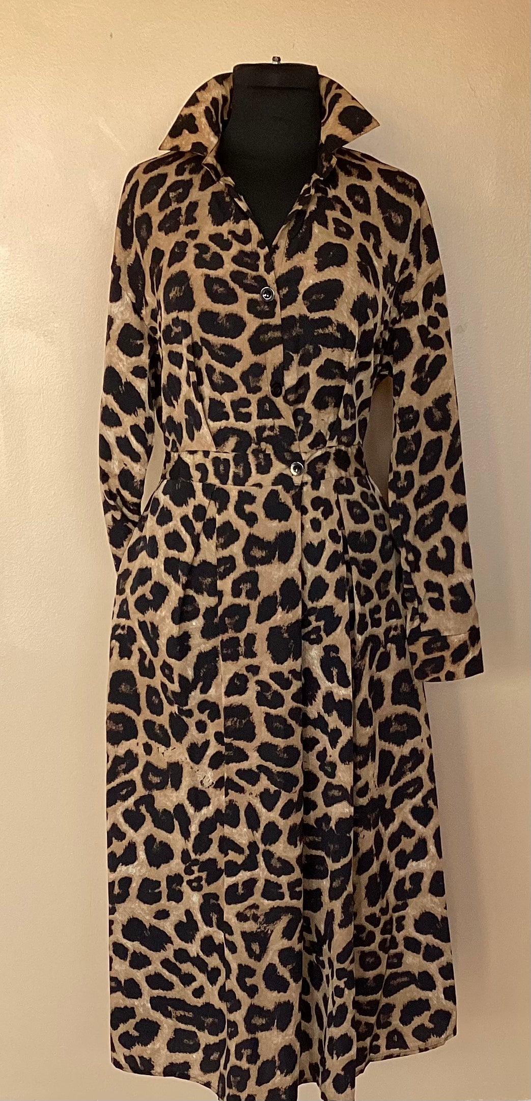 London Leopard Print Dress