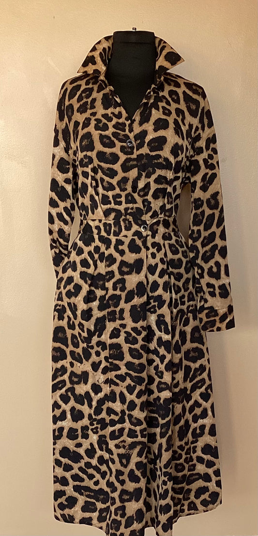 London Leopard Print Dress