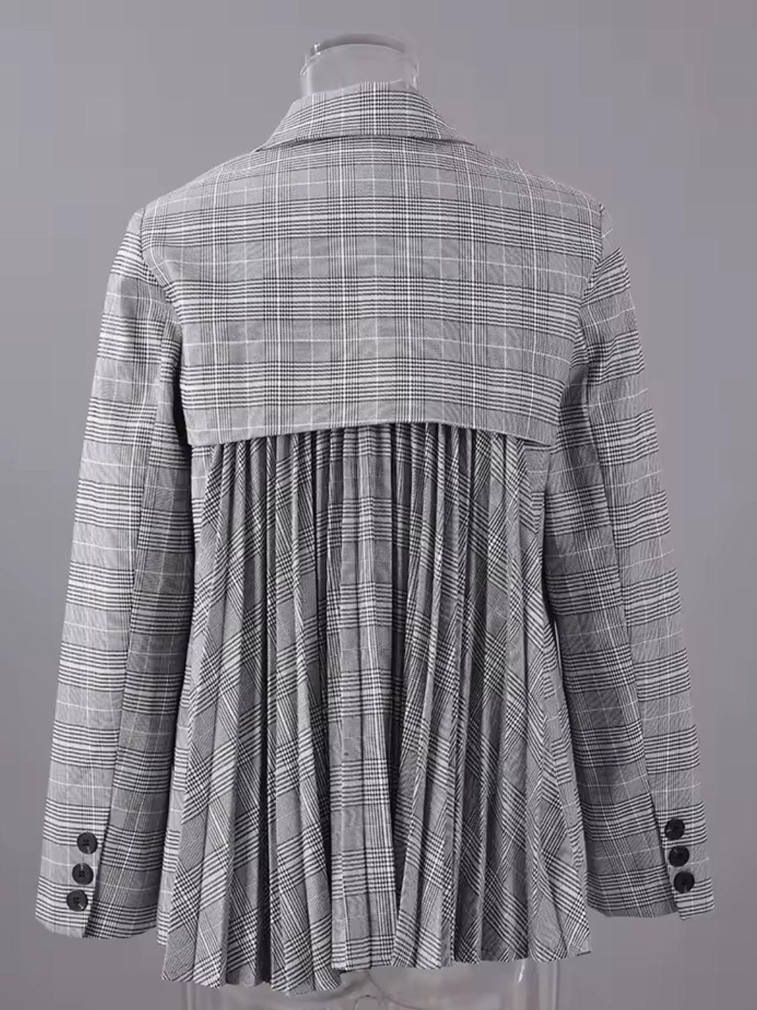 Pleated Blazer