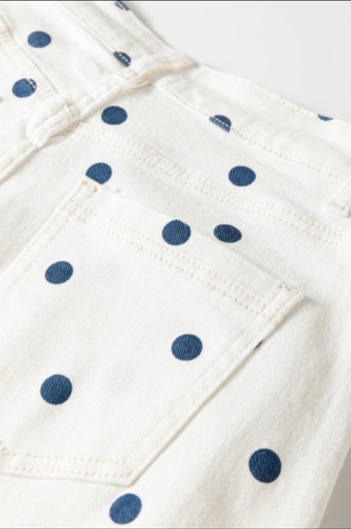 Polka Dot Barrel Jeans