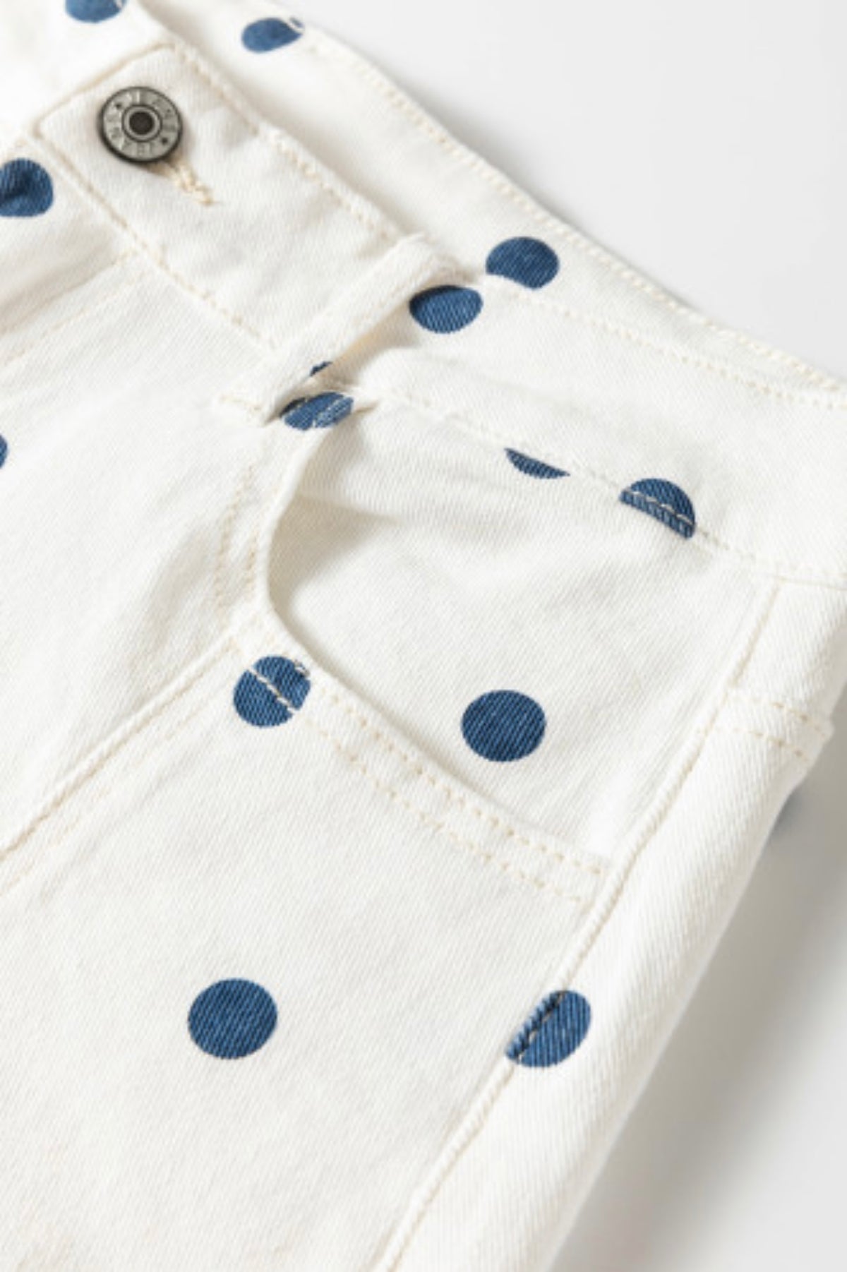 Polka Dot Barrel Jeans
