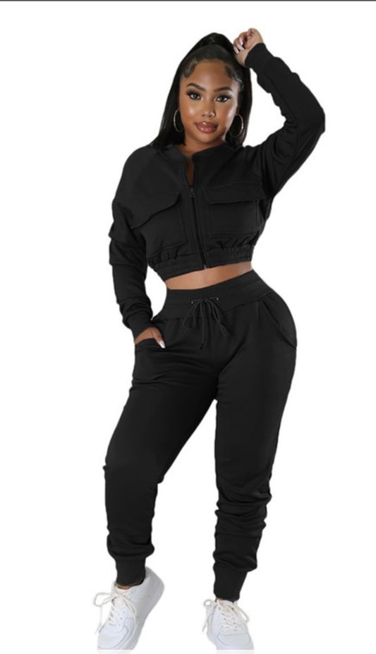 Errand Girl Two-Piece Sweatsuit