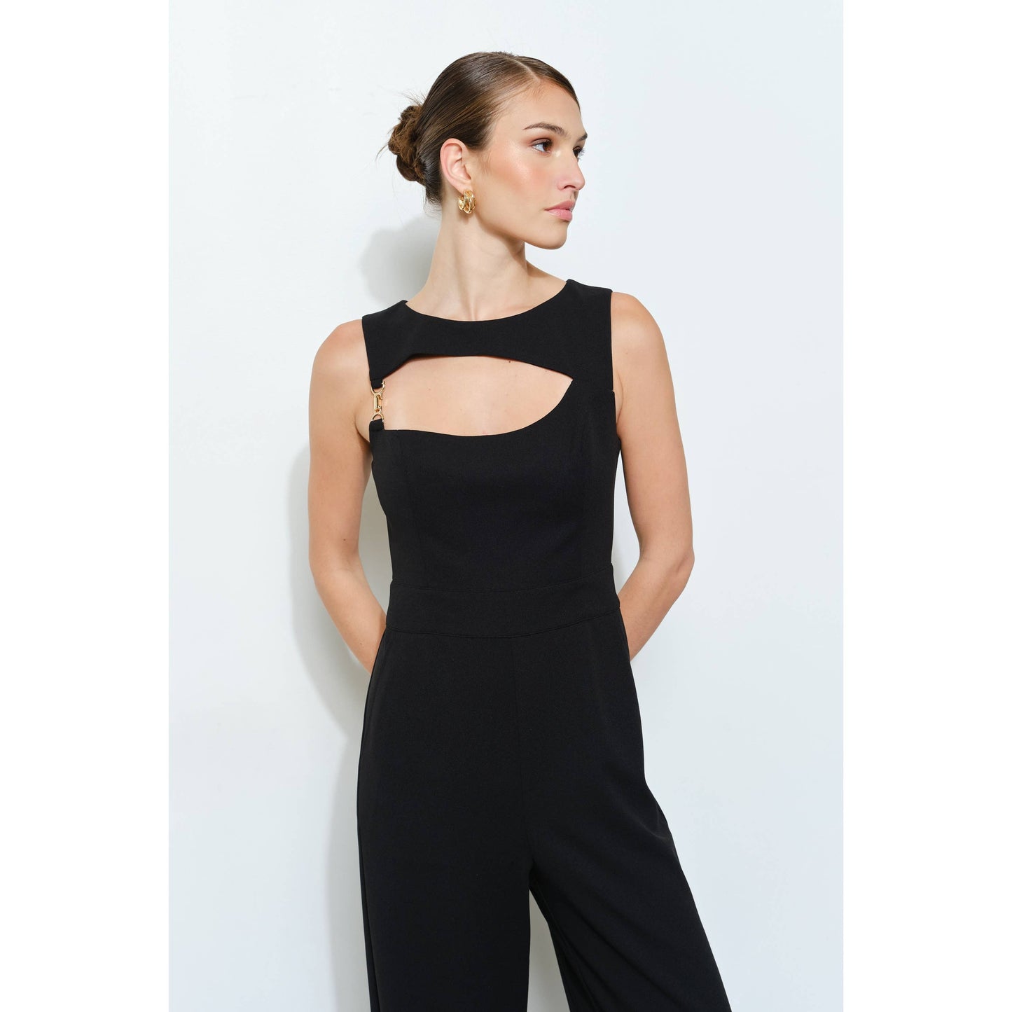 Buckle Up Wide Leg Jumpsuit