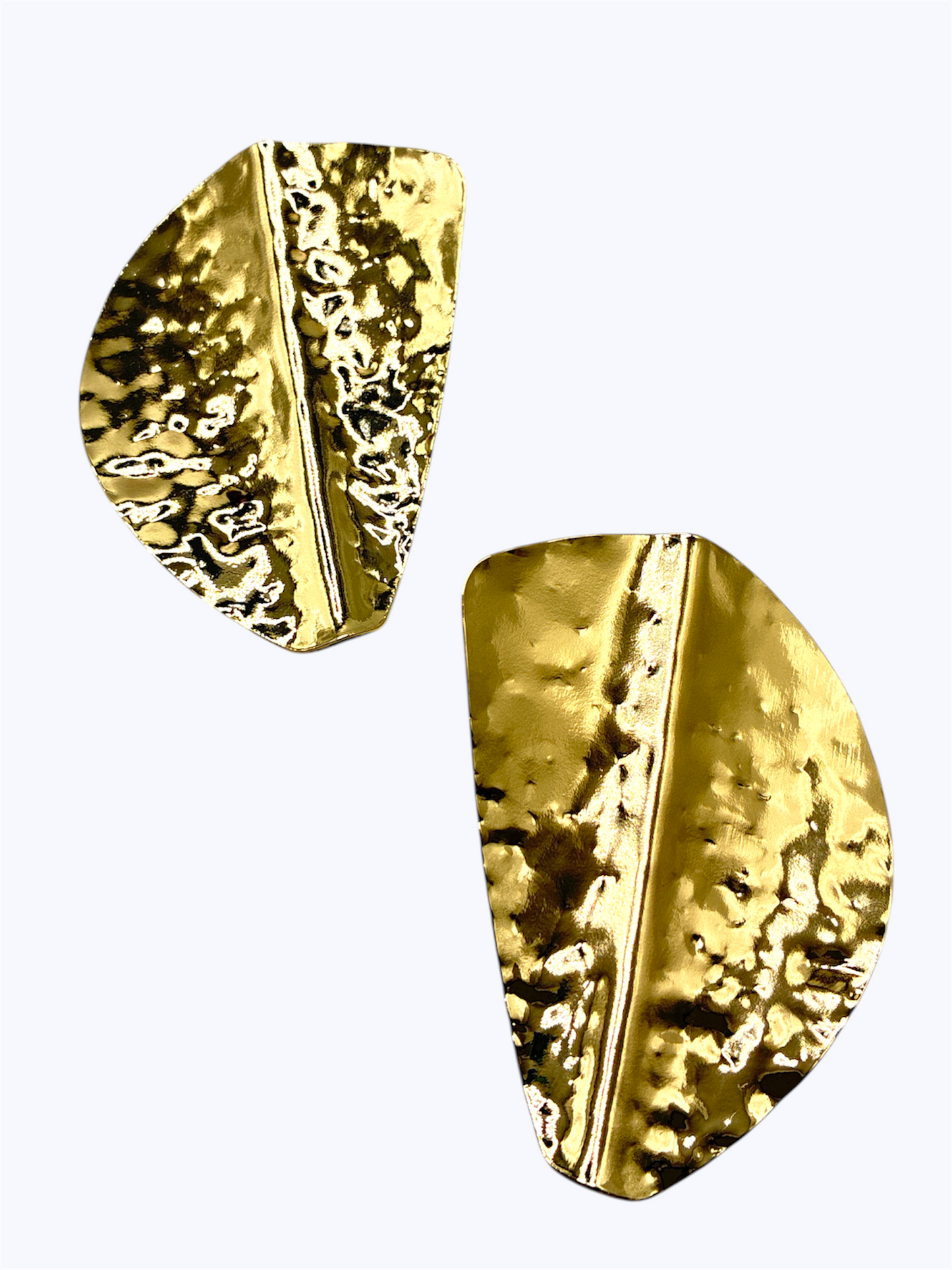 Hammered Abstract Earrings