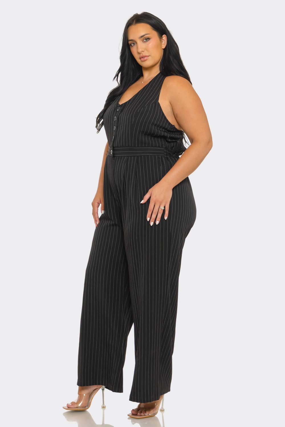 Plus Halter Jumpsuits