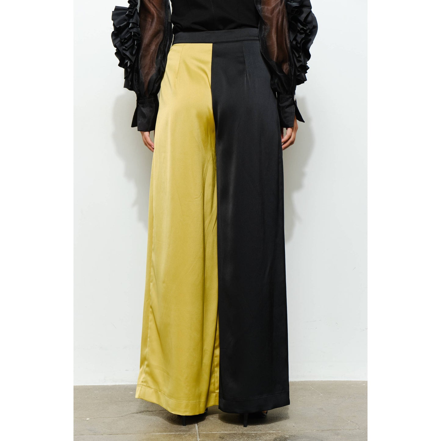 Split Decision Color-Block Pants