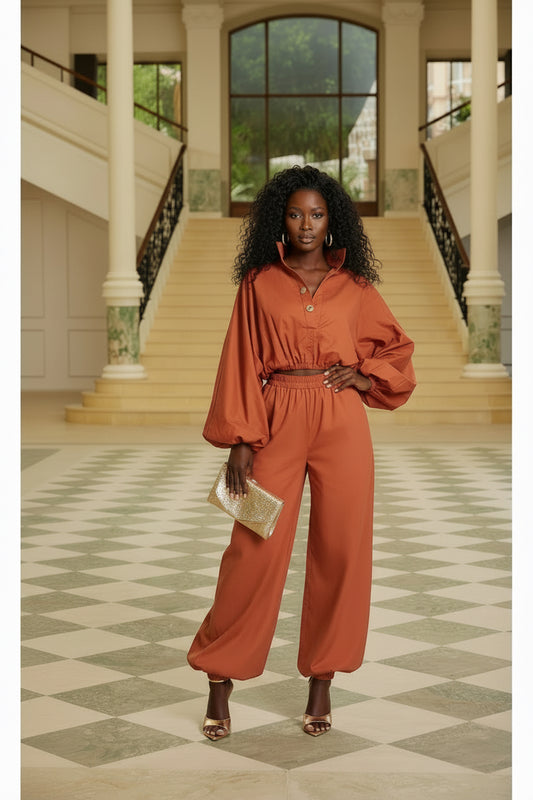 Heidi Wide-Leg Pant Set