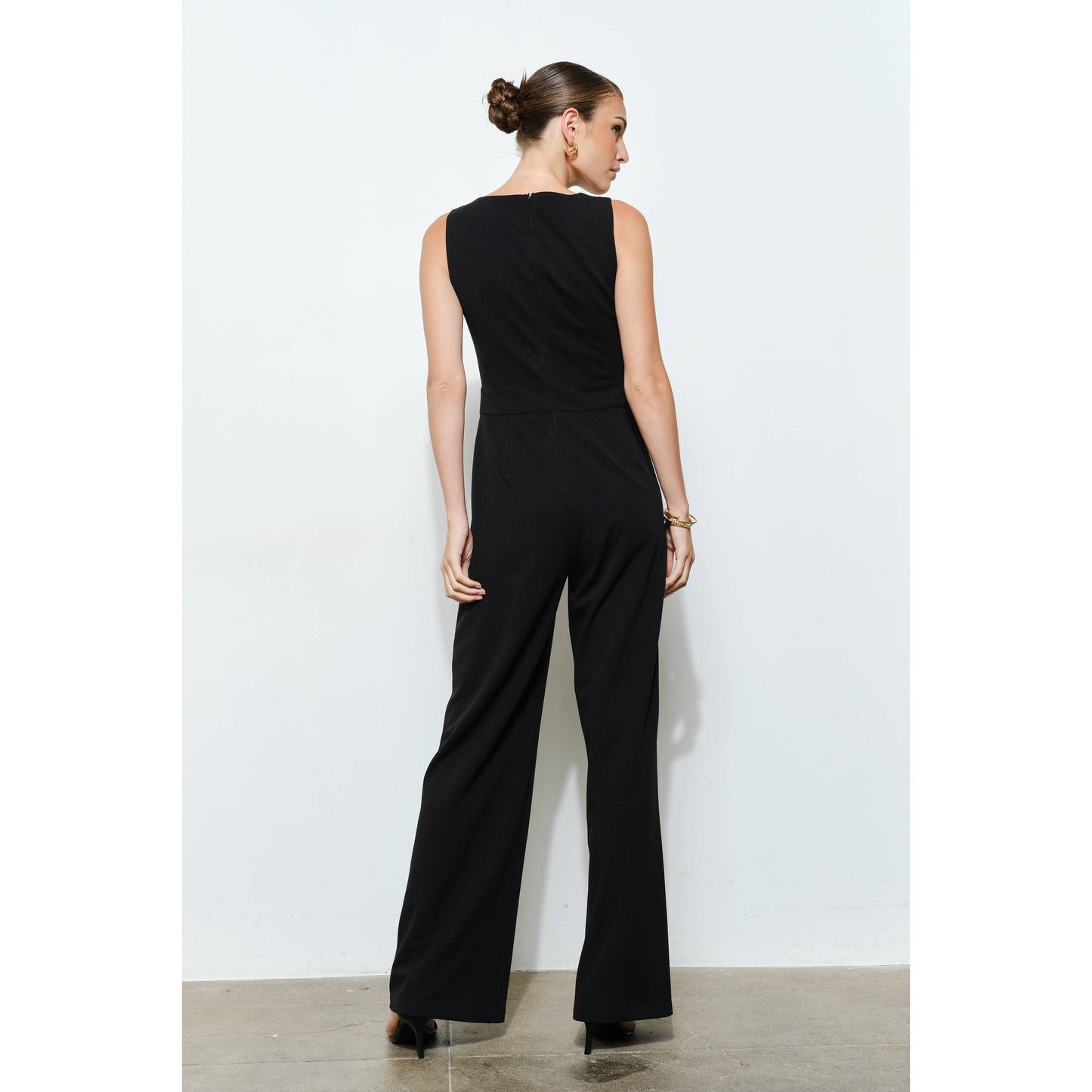 Buckle Up Wide Leg Jumpsuit